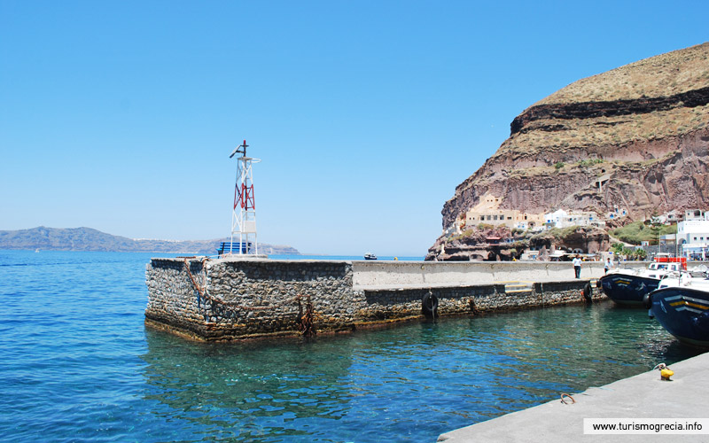 antigo porto de santorini