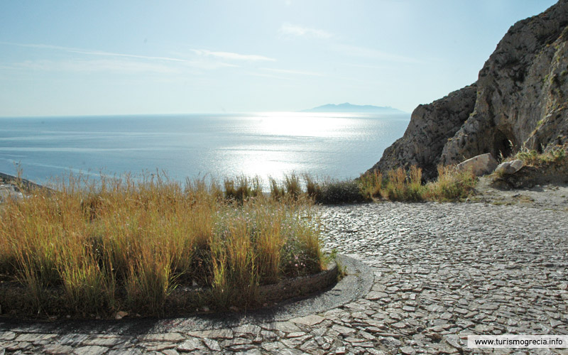 caminhada santorini